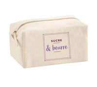 Trousse Multifonction Sucre Beurre - Multi-Purpose Case - Idée Trousse Multifonction Cadeau Anniversaire Fête Original Famille Travail Départ Collègue Retraite Noël. - Violet - 3