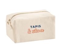 Trousse Multifonction Tapis Silence - Multi-Purpose Case - Idée Trousse Multifonction Cadeau Anniversaire Fête Original Famille Travail Départ Collègue Retraite Noël. - Bleu&Terracotta - 2