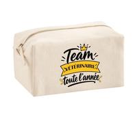 Trousse Multifonction Team Vétérinaire Toute l'Année - Multi-Purpose Case - Idée Trousse Multifonction Cadeau Anniversaire Fête Original Famille Travail Départ Collègue Retraite Noël.