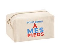 Trousse Multifonction Toujours A Mes Pieds - Multi-Purpose Case - Idée Trousse Multifonction Cadeau Anniversaire Fête Original Famille Travail Départ Collègue Retraite Noël. - Bleu&Rouge - 1