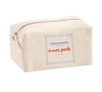 Trousse Multifonction Toujours A Mes Pieds - Multi-Purpose Case - Idée Trousse Multifonction Cadeau Anniversaire Fête Original Famille Travail Départ Collègue Retraite Noël. - Bleu&Rouge - 3