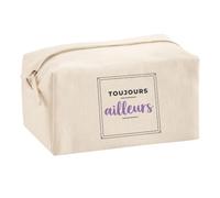 Trousse Multifonction Toujours Ailleurs - Multi-Purpose Case - Idée Trousse Multifonction Cadeau Anniversaire Fête Original Famille Travail Départ Collègue Retraite Noël. - Bleu&Violet - 3