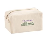 Trousse Multifonction Toujours Ailleurs - Multi-Purpose Case - Idée Trousse Multifonction Cadeau Anniversaire Fête Original Famille Travail Départ Collègue Retraite Noël. - Violet&Vert - 2