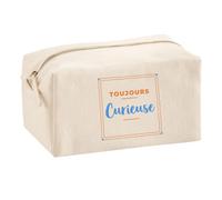 Trousse Multifonction Toujours Curieuse - Multi-Purpose Case - Idée Trousse Multifonction Cadeau Anniversaire Fête Original Famille Travail Départ Collègue Retraite Noël. - Orange&Bleu - 3