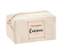 Trousse Multifonction Toujours Curieux - Multi-Purpose Case - Idée Trousse Multifonction Cadeau Anniversaire Fête Original Famille Travail Départ Collègue Retraite Noël. - Rouge&Noir - 3