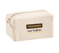 Trousse Multifonction Toujours Une Histoire - Multi-Purpose Case - Idée Trousse Multifonction Cadeau Anniversaire Fête Original Famille Travail Départ Collègue Retraite Noël. - Marron&Jaune - 4