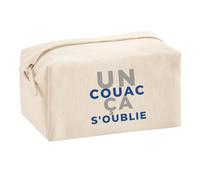 Trousse Multifonction Un Couac Ca Soublie - Multi-Purpose Case - Idée Trousse Multifonction Cadeau Anniversaire Fête Original Famille Travail Départ Collègue Retraite Noël. - Gris&Bleu - 1