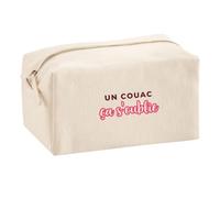 Trousse Multifonction Un Couac Ca Soublie - Multi-Purpose Case - Idée Trousse Multifonction Cadeau Anniversaire Fête Original Famille Travail Départ Collègue Retraite Noël. - Bordeaux&Rose - 2
