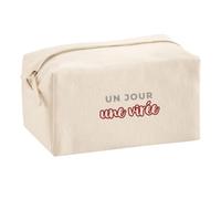 Trousse Multifonction Un Jour Une Viree - Multi-Purpose Case - Idée Trousse Multifonction Cadeau Anniversaire Fête Original Famille Travail Départ Collègue Retraite Noël. - Gris&Bordeaux - 2