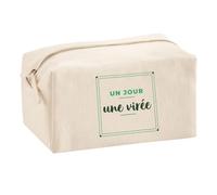 Trousse Multifonction Un Jour Une Viree - Multi-Purpose Case - Idée Trousse Multifonction Cadeau Anniversaire Fête Original Famille Travail Départ Collègue Retraite Noël. - Vert&Vert - 3