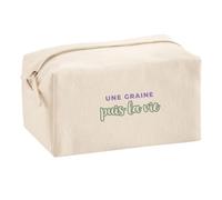 Trousse Multifonction Une Graine Puis la Vie - Multi-Purpose Case - Idée Trousse Multifonction Cadeau Anniversaire Fête Original Famille Travail Départ Collègue Retraite Noël. - Violet&Vert - 2
