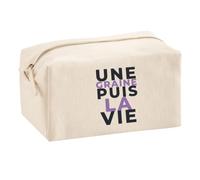 Trousse Multifonction Une Graine Puis la Vie - Multi-Purpose Case - Idée Trousse Multifonction Cadeau Anniversaire Fête Original Famille Travail Départ Collègue Retraite Noël. - Bleu&Violet - 1