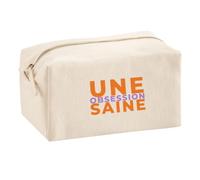 Trousse Multifonction Une Obsession Saine - Multi-Purpose Case - Idée Trousse Multifonction Cadeau Anniversaire Fête Original Famille Travail Départ Collègue Retraite Noël. - Orange&Violet - 1