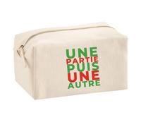 Trousse Multifonction Une Partie Puis Une Autre - Multi-Purpose Case - Idée Trousse Multifonction Cadeau Anniversaire Fête Original Famille Travail Départ Collègue Retraite Noël. - Vert&Rouge - 1
