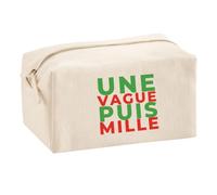 Trousse Multifonction Une Vague Puis Mille - Multi-Purpose Case - Idée Trousse Multifonction Cadeau Anniversaire Fête Original Famille Travail Départ Collègue Retraite Noël. - Vert&Rouge - 1