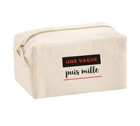 Trousse Multifonction Une Vague Puis Mille - Multi-Purpose Case - Idée Trousse Multifonction Cadeau Anniversaire Fête Original Famille Travail Départ Collègue Retraite Noël. - Noir&Rouge - 4
