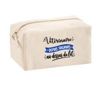 Trousse Multifonction Vétérinaire Depuis Toujours au Dessus du Lot - Multi-Purpose Case - Idée Trousse Multifonction Cadeau Anniversaire Fête Original Famille Travail Départ Collègue Retraite Noël.