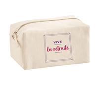Trousse Multifonction Vive la Retraite - Multi-Purpose Case - Idée Trousse Multifonction Cadeau Anniversaire Fête Original Famille Travail Départ Collègue Retraite Noël. - Violet&Rouge - 3