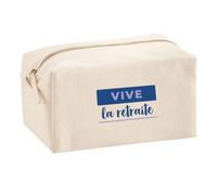 Trousse Multifonction Vive la Retraite - Multi-Purpose Case - Idée Trousse Multifonction Cadeau Anniversaire Fête Original Famille Travail Départ Collègue Retraite Noël. - Bleu&Violet - 4