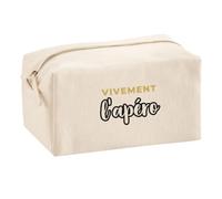 Trousse Multifonction Vivement Lapero - Multi-Purpose Case - Idée Trousse Multifonction Cadeau Anniversaire Fête Original Famille Travail Départ Collègue Retraite Noël. - Doré&Noir - 2