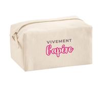 Trousse Multifonction Vivement Lapero - Multi-Purpose Case - Idée Trousse Multifonction Cadeau Anniversaire Fête Original Famille Travail Départ Collègue Retraite Noël. - Violet&Rose - 2