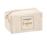 Trousse Multifonction Vivement Lapero - Multi-Purpose Case - Idée Trousse Multifonction Cadeau Anniversaire Fête Original Famille Travail Départ Collègue Retraite Noël. - Marron - 3
