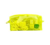 Trousse néon jaune - ananas et pastèque
