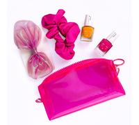 Trousse néon rose - bubble gum et mangue