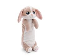 NICI Trousse Pochette Lapin 12x12x25 cm moelleuse en peluche pour filles et femmes Brun
