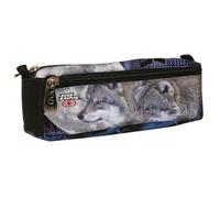 Trousse No Fear Moonlight Wolves 23 CM - 2 Cpt - Noir - Enfant - Mixte - Synthétique - Zippée