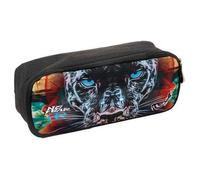 Trousse 2 Zip Imprimé No Fear Puma 23 Cm Noir / Multicolore TU