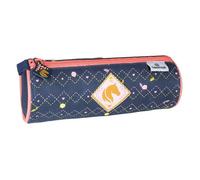 Trousse - OBERTHUR - Cheval Golden Land - Bleu - 1 compartiment - Zippée