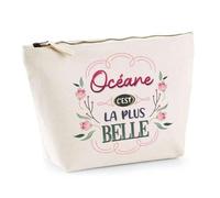 Trousse Océane la Plus Belle | Pochette Maquillage Make-up Toilette Cadeau Fête des Mères Anniversaire Soeur Noël Tata Marraine