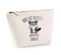 Trousse Odile Bas Les Pattes Raton Laveur | Idée Fête des mères Cadeau Travail Retraite Trousse Maquillage Toilette