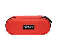 Trousse scolaire - BAGTROTTER - Offshore - Rouge - 100% polyester - 23x10x5cm