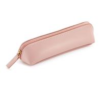 Trousse - Ovale - Simili cuir - Rose - 1 compartiment - 19x30x5,5cm - Miquelrius
