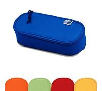 Trousse - OXFORD - Ovale - Polyester durable - 23x11x6 cm - Bleu