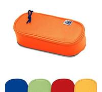 Trousse - OXFORD - Ovale - Polyester durable - Orange - 23x11x6cm