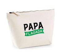 Trousse Papa flagada | Pouch | Idée Pochette Toilette Maquillage Transport Cadeau Anniversaire Fête Original Famille Travail Départ Collègue Retraite