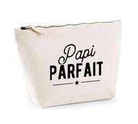 Trousse Papi Parfait | Pochette Toilette Maquillage | Idée Cadeau Grand-Père Humour Original Noël Anniversaire Fête Famille Drôle