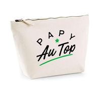 Trousse Papy au Top | Pochette Toilette Maquillage | Idée Cadeau Papi Grand-Père Humour Original Noël Anniversaire Fête Famille Drôle