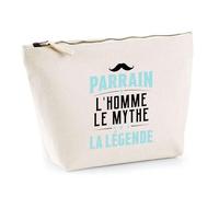 Trousse Parrain la Légende 2 | Pochette Toilette Maquillage | Idée Cadeau Humour Original Noël Anniversaire Baptême Famille Parrainage