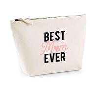 Trousse Pas Cher Best Mom Ever | Pochette Toilette Maquillage | Idée Cadeau Maman Mère Humour Original Noël Anniversaire Fête des Mères Famille Amour Naissance Retraite