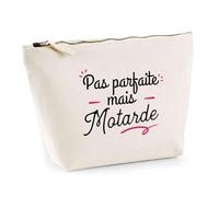 Trousse Pas Parfaite Motarde | Pochette Toilette Maquillage | Idée Cadeau Motarde Passion Moto Humour Original Noël Anniversaire Rider Biker Femme