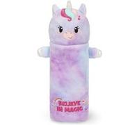 Legami – Trousse Super Soft Licorne – Étui moelleux 100% polyester, carton coloriage inclus