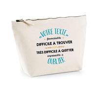 Trousse Personnalisable | Pochette Toilette Maquillage Fourre Tout à Personnaliser - Idée Cadeau Collègue Ami(e) Pot de départ Retraite Fête des Mères Pères (Formidable)