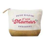 Trousse Petit Bazar d’Une Maman Débordée- Cadeau Original pour Super Maman Organisée à sa Façon
