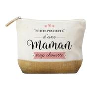 Trousse « Petite Pochette d’Une Maman Trop Chouette » - Cadeau avec Humour et Tendresse