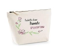 Trousse Pianiste d'exception | Idée Cadeau Collègue Travail Retraite Pochette Maquillage Toilette