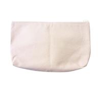 Trousse Plate En Coton 19x29cm Ecru